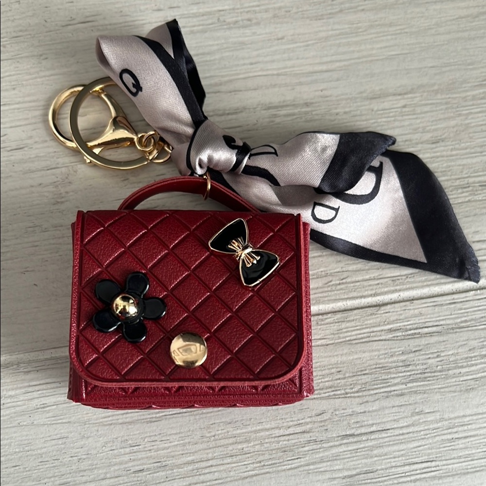 Burgundy Mini Handbag - Picture 2 of 5